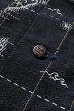 將圖片載入圖庫檢視器 BIG JOHN M6001SP(050) 50 years anniversary Banner Denim Trucker Jacket / Special Edition