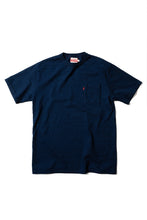 將圖片載入圖庫檢視器 BIG JOHN 6.5oz ORIGINAL INDIGO POCKET TEE
