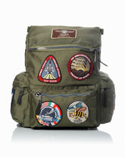 Load image into Gallery viewer, TOP GUN® BACKPACK WITH PATCHES - OLIVE