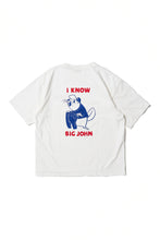Load image into Gallery viewer, I KNOW “BIG JOHN” Tee BEAVER WHITE