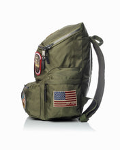 Load image into Gallery viewer, TOP GUN® BACKPACK WITH PATCHES - OLIVE