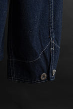 將圖片載入圖庫檢視器 WR623F (81) World Workers Indigo Nep Denim Coverall Jacket