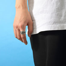 將圖片載入圖庫檢視器 Sun Symbol and Arabesque Openwork Ring