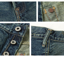 Load image into Gallery viewer, EIGHT'G 605-RD LOOSE STRAIGHT REAL DAMAGE JEANS