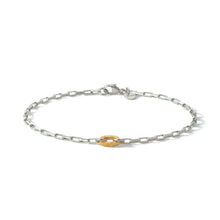 將圖片載入圖庫檢視器 Arabesque 24K Gold Plated Link Chain Bracelet