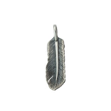 將圖片載入圖庫檢視器 Feather Turquoise Left Facing Pendant, Small
