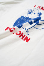 Load image into Gallery viewer, I KNOW “BIG JOHN” Tee BEAVER WHITE