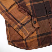 Load image into Gallery viewer, UES EXTRA HEAVY FLANNEL SHIRT - ORANGE