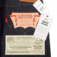 將圖片載入圖庫檢視器 LEVI’S® LVC 1947 501XX JAPANESE SELVEDGE DENIM (MADE IN JAPAN)