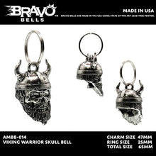 將圖片載入圖庫檢視器 BRAVO BELLS - VIKING WARRIOR SKULL