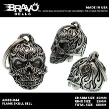 將圖片載入圖庫檢視器 BRAVO BELLS - FLAME SKULL