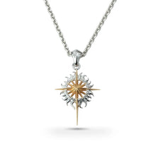 Load image into Gallery viewer, 18K Gold Plated Sun Symbol and Sun Flare Pendant - Special Edition