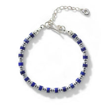 Load image into Gallery viewer, Blue Hour Heishi Lapis Lazuli Bracelet, Small – 4.2mm