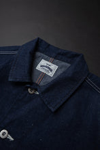將圖片載入圖庫檢視器 WR623F (81) World Workers Indigo Nep Denim Coverall Jacket