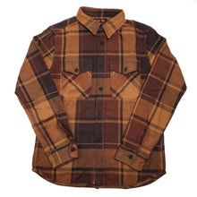 Load image into Gallery viewer, UES EXTRA HEAVY FLANNEL SHIRT - ORANGE