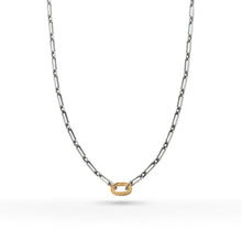 將圖片載入圖庫檢視器 Arabesque 24K Gold Plated Link Chain Necklace, Slim