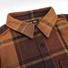Load image into Gallery viewer, UES EXTRA HEAVY FLANNEL SHIRT - ORANGE