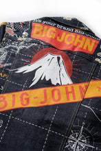 將圖片載入圖庫檢視器 BIG JOHN M6001SP(050) 50 years anniversary Banner Denim Trucker Jacket / Special Edition