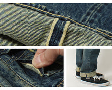 Load image into Gallery viewer, EIGHT'G 605-RD LOOSE STRAIGHT REAL DAMAGE JEANS