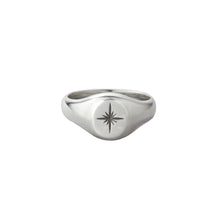 將圖片載入圖庫檢視器 Sun Symbol Round Signet Ring