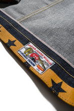 將圖片載入圖庫檢視器 BIG JOHN M6001SP(050) 50 years anniversary Banner Denim Trucker Jacket / Special Edition