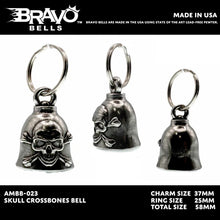將圖片載入圖庫檢視器 BRAVO BELLS - SKULL CROSSBONE