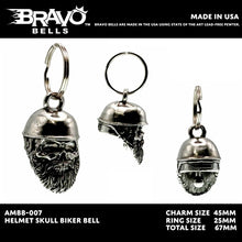 將圖片載入圖庫檢視器 BRAVO BELLS - HELMET SKULL BIKER