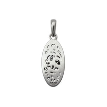 將圖片載入圖庫檢視器 Sun Symbol and Arabesque Oval Pendant
