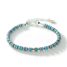 Load image into Gallery viewer, Horizon Heishi Turquoise Bracelet – 4.2mm