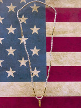 Load image into Gallery viewer, SILVER BEADS WITH SMALL FEATHER