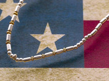 Load image into Gallery viewer, SILVER BEADS WITH SMALL FEATHER