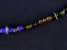 Load image into Gallery viewer, TRIPLE PART LONG BEADS - NAVY