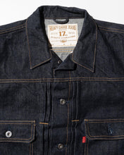 將圖片載入圖庫檢視器 BIG JOHN 17oz HEAVY GAUGE DENIM JACKET