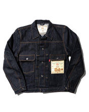 將圖片載入圖庫檢視器 BIG JOHN 17oz HEAVY GAUGE DENIM JACKET