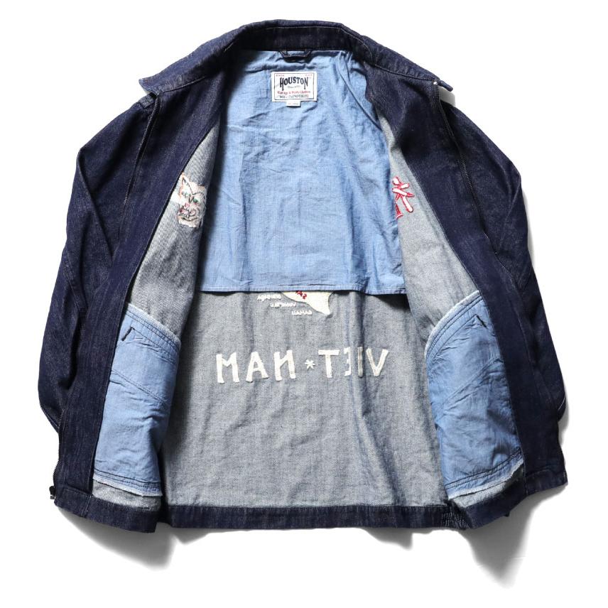 HOUSTON DENIM VIETNAM JACKET (MAP) - INDIGO ONE WASH – CRAFTMAN