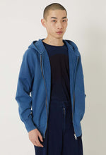 Load image into Gallery viewer, Organic Urake Tezomes Sweat Fabric Zip Hoodie
