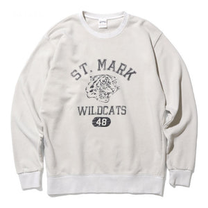 HOUSTON PIGMENT PRINT C/ N SWEAT (WILDCATS) - NATURAL