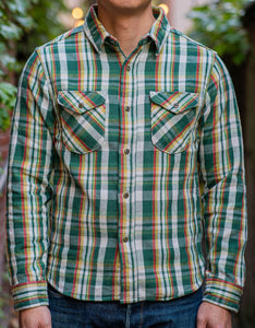 UES HEAVY WEIGHT FLANNEL SHIRT - GREEN