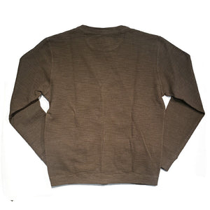 UES COTTON CARDIGAN - BROWN