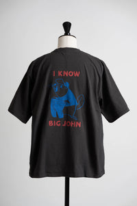 I KNOW “BIG JOHN” Tee BEAVER BLACK