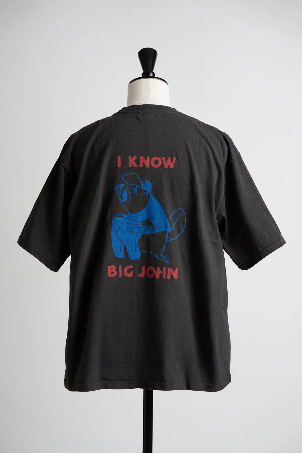 I KNOW “BIG JOHN” Tee BEAVER BLACK