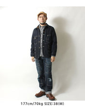 Load image into Gallery viewer, EIGHT'G 13oz WABASH STRIPE WORK COAT
