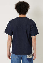 將圖片載入圖庫檢視器 BLUE BLUE KNITTED DENIM-LIKE POCKET SS TEE
