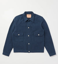 將圖片載入圖庫檢視器 EDWIN TYPE-II COTTONLINEN JACKET - NAVY
