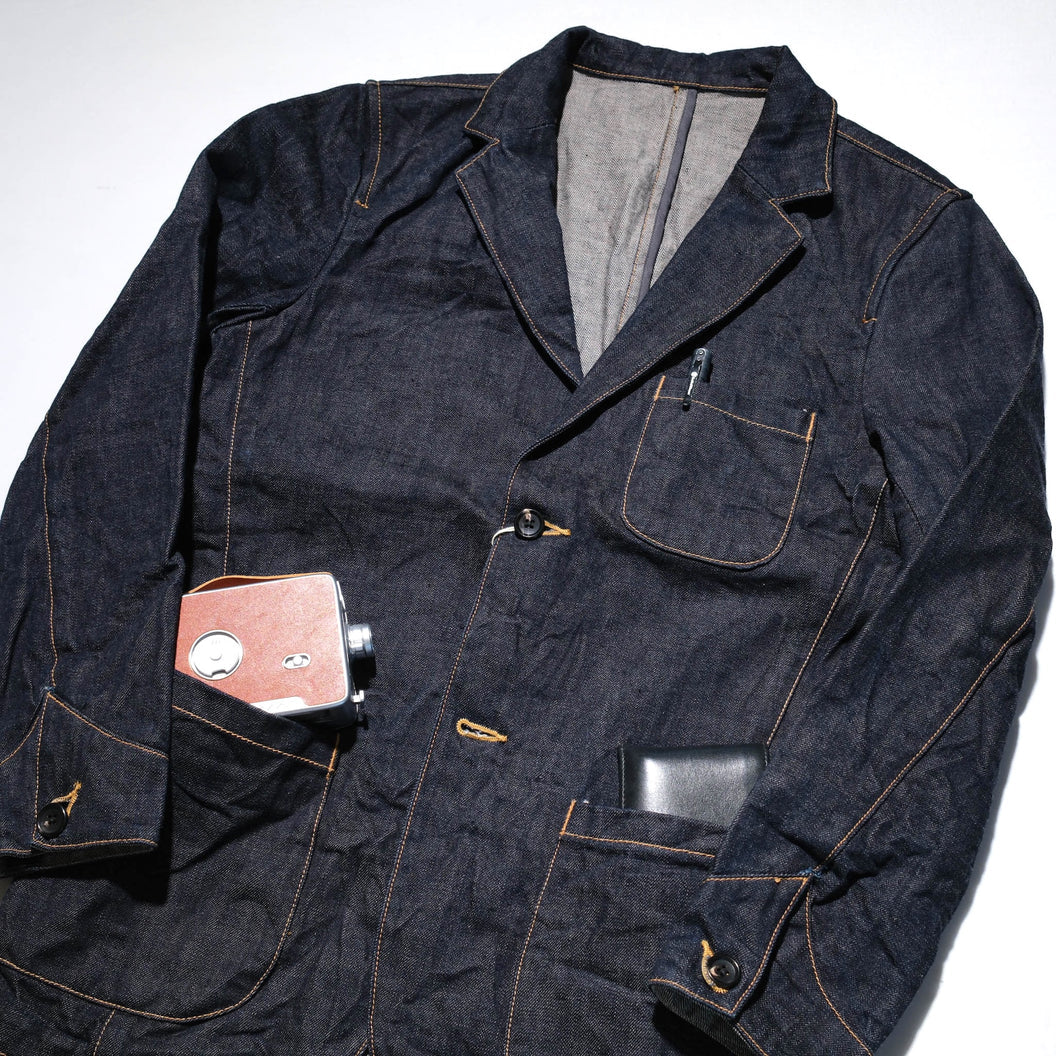 UES 14.9oz INDIGO DYED DENIM BLAZER