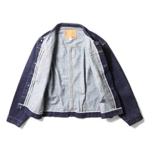 將圖片載入圖庫檢視器 HOUSTON 14oz WWII DENIM JACKET - INDIGO ONE WASH
