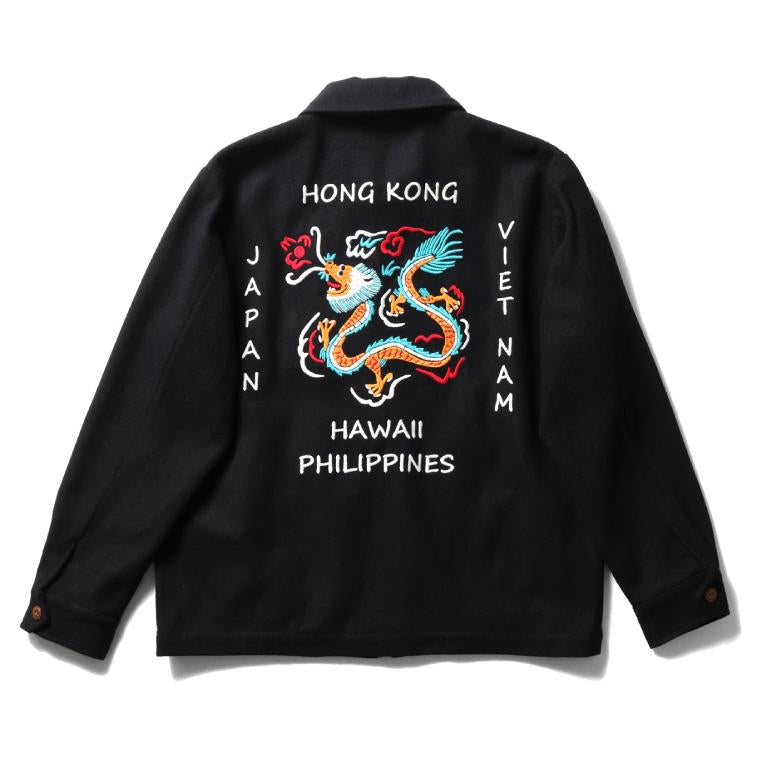 HONG KONG - HOUSTON MELTON TOUR JACKET - BLACK
