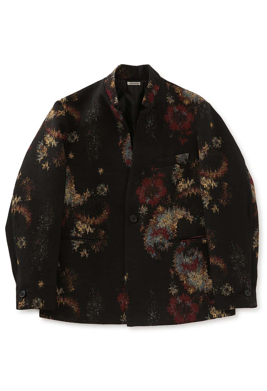 Tsujigahana Gobelin Stand‐up Collar Jacket