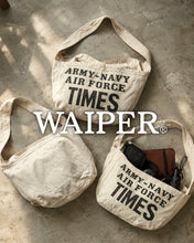 將圖片載入圖庫檢視器 WAIPER COTTON CANVAS NEWSPAPER BAG
