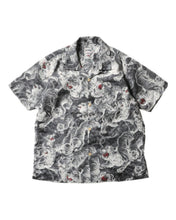 將圖片載入圖庫檢視器 SPECIAL - HOUSTON “百虎” ALOHA SHIRT - BLACK
